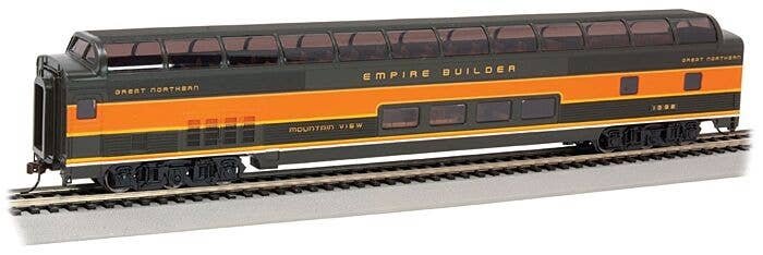 Budd 85` Full-Length Dome with Lights - Ready-to-Run - Silver Series(R) -- Great Northern 1392 `Mountain View` (Empire Builder g