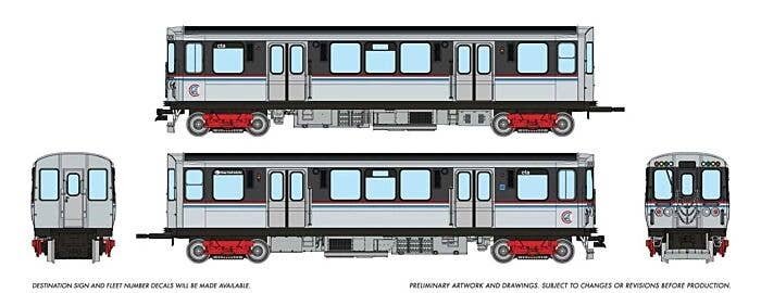 CTA 2600-series DC As Del, HO, Rapido Trains Inc 208003