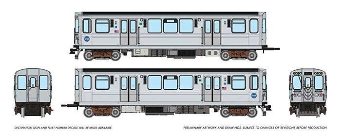 CTA 2600-series DC Circle, HO, Rapido Trains Inc 208011