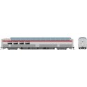 SP 3/4 Dome-Lounge - Ready to Run -- Southern Pacific 3606 (General Service, silver, red, Fluted Sides), HO, Rapido Trains Inc 1
