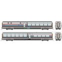 Viewliner II Diner- Lighted - Ready to Run -- Amtrak 68019 Nashville (Phase III silver red, white, blue), HO, Kato USA Inc 35623