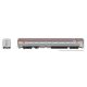 Budd Coach - Ready to Run -- Canadian Pacific 106 (stainless, Action red, Multimark Logo), HO, Rapido Trains Inc 115105