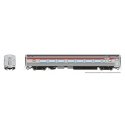 Budd Coach - Ready to Run -- Canadian Pacific 106 (stainless, Action red, Multimark Logo), HO, Rapido Trains Inc 115105