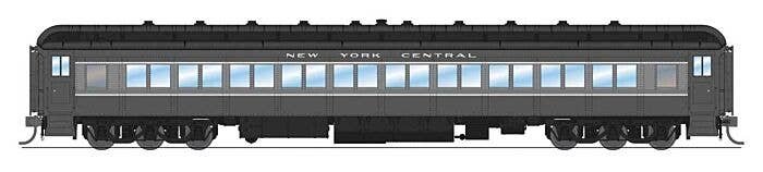 80′ PRR P70 Coach - Ready to Run -- New York Central (2-Tone Gray), HO, Broadway Limited Imports 9737