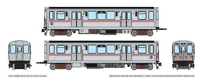 CTA 2600-series DCC Work, HO, Rapido Trains Inc 208514