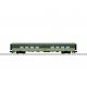 21′ Smooth-Side Diner with StationSounds - 3-Rail - Ready to Run -- Northern Pacific 454 (Loewy 2-Tone Green), O, Lionel 26270
