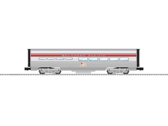 15′ Fluted-Side Diner w/StationSounds - 3-Rail - Ready to Run -- Southern Pacific (aluminum, red), O, Lionel 2527750