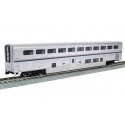 Superliner I Sleeper- Lighted - Ready to Run -- Amtrak 32052 (Phase VI silver, blue, red), HO, Kato USA Inc 3560891
