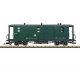 Type KD4 Baggage Car - Ready to Run -- German State Railroad DR (Era IV, green, gray), G, LGB 30326
