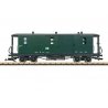 Type KD4 Baggage Car - Ready to Run -- German State Railroad DR (Era IV, green, gray), G, LGB 30326