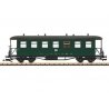 Type KB 2nd Class Coach - Ready to Run -- German State Railroad DR (Era IV, green, gray), G, LGB 36372