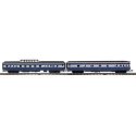 70′ Streamlined Dome, Observation - 3-Rail - Ready to Run -- Baltimore & Ohio 5550 High Dome, 3315 Chicago (blue, gray), O, At