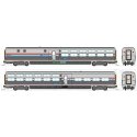 Viewliner II Diner- Lighted - Ready to Run -- Amtrak 68012 Harrisburg (Phase III silver red, white, blue), HO, Kato USA Inc 3562