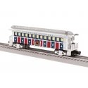 Old-Time Wood Coach - 3-Rail - Ready to Run -- Founding Fathers Thomas Jefferson (white, blue, red), O, Lionel 2627400