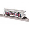 Old-Time Wood Coach - 3-Rail - Ready to Run -- Founding Fathers Thomas Jefferson (white, blue, red), O, Lionel 2627400