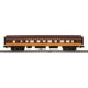 70′ Streamlined Diner - 3-Rail - Ready to Run -- Illinois Central 4101 Evangeline (brown, orange), O, Atlas O 3001954