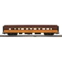 70′ Streamlined Diner - 3-Rail - Ready to Run -- Illinois Central 4101 Evangeline (brown, orange), O, Atlas O 3001954