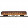70′ Streamlined Diner - 3-Rail - Ready to Run -- Illinois Central 4101 Evangeline (brown, orange), O, Atlas O 3001954