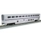 Superliner I Sleeper - Ready to Run -- Amtrak 32009 George M Pullman (Phase VI silver, blue, red), HO, Kato USA Inc 356088