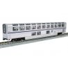 Superliner I Lounge - Ready to Run -- Amtrak 33023 (Phase VI silver, blue, red), HO, Kato USA Inc 356067