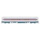 80′ PRR P70 Coach - Ready to Run -- American Freedom Train (1947 Scheme, white, red, blue, gold Freedom Train), HO, Broadway L