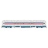 80′ PRR P70 Coach - Ready to Run -- American Freedom Train (1947 Scheme, white, red, blue, gold Freedom Train), HO, Broadway L