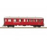 2nd Class Coach - Ready to Run -- Rhaetian Railway RhB (Era VI, red, silver), G, LGB 31526