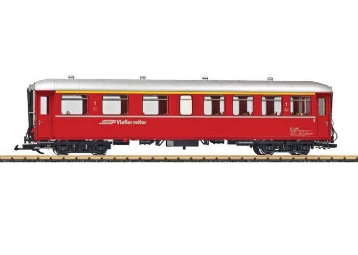 1st Class Coach - Ready to Run -- Rhaetian Railway RhB (Era VI, red, silver), G, LGB 31525