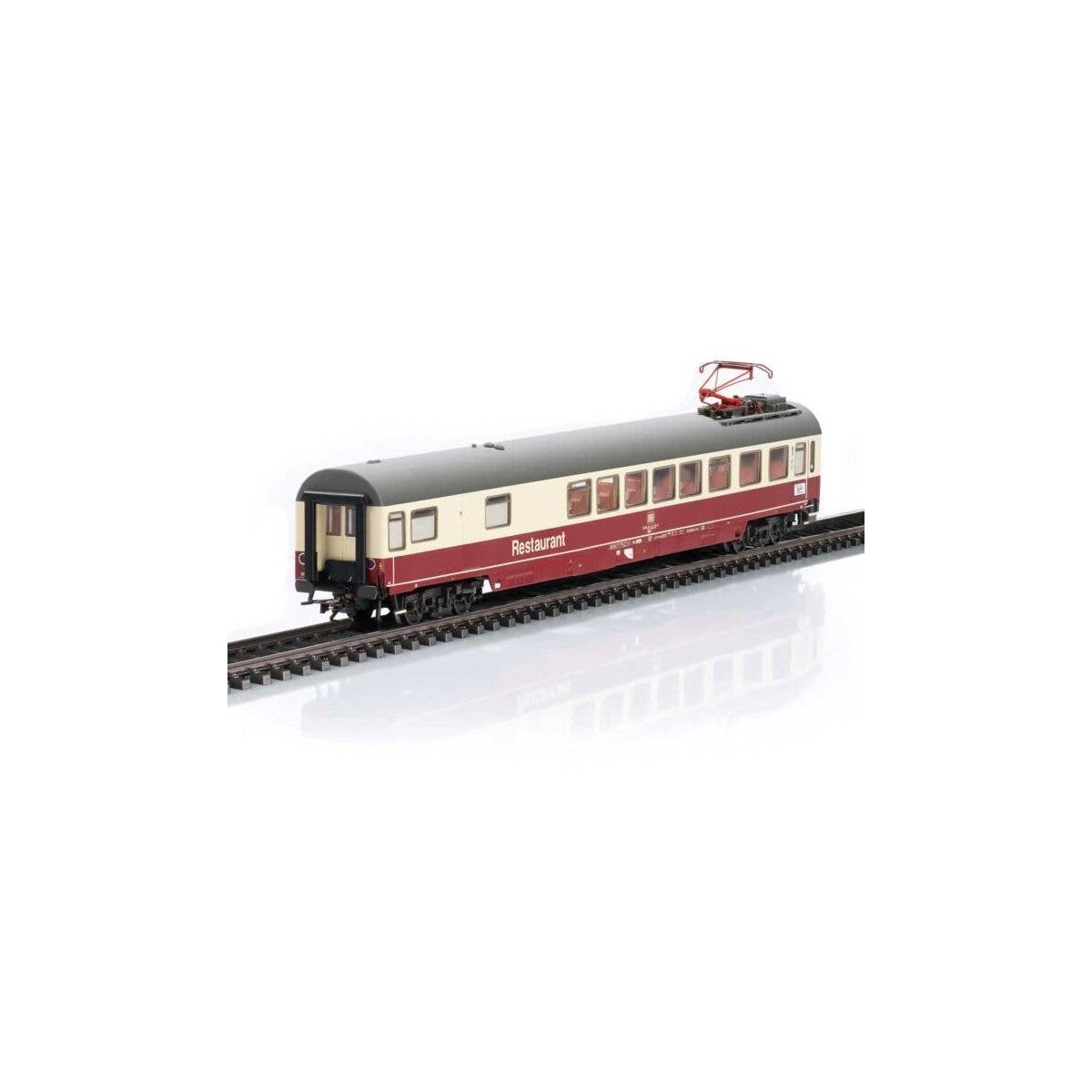 FD Konigssee Three Passenger Car Set - Ready to Run -- German Federal Railroad DB (Era IV 1988, mixed schemes), HO, Trix 23142