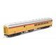 Heavyweight Coach-Baggage-Combine - Ready to Run -- Chessie Steam Special 2 (yellow, blue, vermillion, silver), HO, Broadway Lim