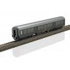 Type Bmh Halberstadt Center-Entry Car 3-Pack - Ready to Run -- German State Railroad DR (Era IV 1980s, green, silver & green, br
