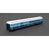 Heavyweight Coach-Baggage-Combine - Ready to Run -- Christmas (blue, white), HO, Broadway Limited Imports 9745