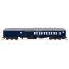Heavyweight Coach-Baggage-Combine - Ready to Run -- Louisville & Nashville 1603 (blue, gray, gold), HO, Broadway Limited Imports