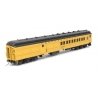 Heavyweight Coach-Baggage-Combine - Ready to Run -- Pennsylvania Railroad 492048 (MOW yellow, black), HO, Broadway Limited Impor