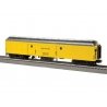 Class B60 Heavyweight Baggage Car - 3-Rail - Ready to Run -- Penn Central 28197 (MOW yellow,silver, black), O, Lionel 2527260