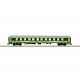 Type Bmmz 268.7F 2nd Class Coach 3-Pack - Ready to Run - Minitrix -- Flixtrain (Era VI 2020, green, black, white), N, Trix 15797