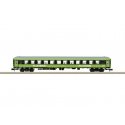 Type Bmmz 268.7F 2nd Class Coach 3-Pack - Ready to Run - Minitrix -- Flixtrain (Era VI 2020, green, black, white), N, Trix 15797