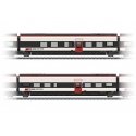 Type B & Type C 2nd Class Add-On for Giruno Train Set - 3-Rail - Ready to Run -- Swiss Federal Railways SBB Set 1 (Era VI 2021, 