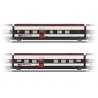 Type D & Type E 2nd Class Add-On for Giruno Train Set - 3-Rail - Ready to Run -- Swiss Federal Railways SBB Set 2 (Era VI 2021, 