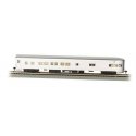 85′ Smooth-Side Observation w/Lights - Ready to Run -- Painted, Unlettered (aluminum), HO, Bachmann Industries 14308