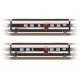 Type B & Type C 2nd Class Add-On for Giruno Train Set - Ready to Run -- Swiss Federal Railways SBB Set 1 (Era VI 2021, white, bl