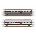 Type B & Type C 2nd Class Add-On for Giruno Train Set - Ready to Run -- Swiss Federal Railways SBB Set 1 (Era VI 2021, white, bl