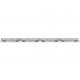 18′ Streamlined Fluted-Side 3 Coaches, Observation - 3-Rail Ready to Run - -- Lionel Lines (silver), O, Lionel 2527190