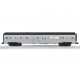 18′ Streamlined Fluted Diner - 3-Rail - Ready to Run - StationSounds -- Penn Central 4554 (silver, black), O, Lionel 2527150