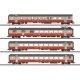 Type AD Combine, Type WR Diner, 2 Type B Coaches - 3-Rail - Ready to Run -- Swiss Federal Railways SBB/CFF/FFS (Era IV 1975, Swi