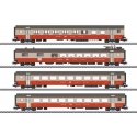 Type AD Combine, Type WR Diner, 2 Type B Coaches - 3-Rail - Ready to Run -- Swiss Federal Railways SBB/CFF/FFS (Era IV 1975, Swi