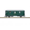 Short Baggage Car - Ready to Run -- Rhaetian Railroad RhB D 4063 (Era IV, green, silver), G, LGB 41843