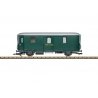 Short Baggage Car - Ready to Run -- Rhaetian Railroad RhB D 4063 (Era IV, green, silver), G, LGB 41843