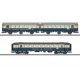 Type WG3yge 3-Axle Rebuild Pair & WGye 839 Coach - 3-Rail - Ready to Run -- German Federal Railroad DB (Era IV 1982, Deutsche We