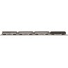 Madison Heavyweight Baggage, 2 Coach, Observation Set - 3-Rail RTR -- Santa Fe 292 (green), 3038, 3064, 1512 (gray, black), O, A